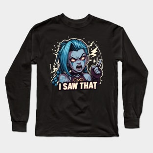 armed and dangerous- jinx powder Long Sleeve T-Shirt